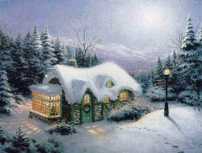 Thomas Kinkade Silent Night